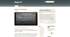 Desktop Screenshot of blog.3dbyggeri.dk